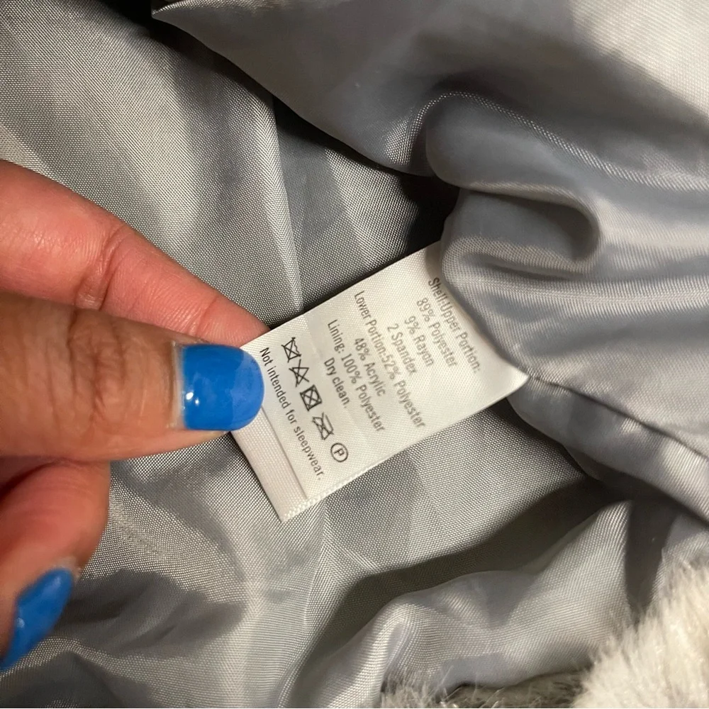 Janie and Jack Bottom Faux Fur Gray Coat
